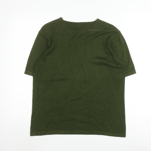 Alexon Women's Green Embroidered Jumper Medium