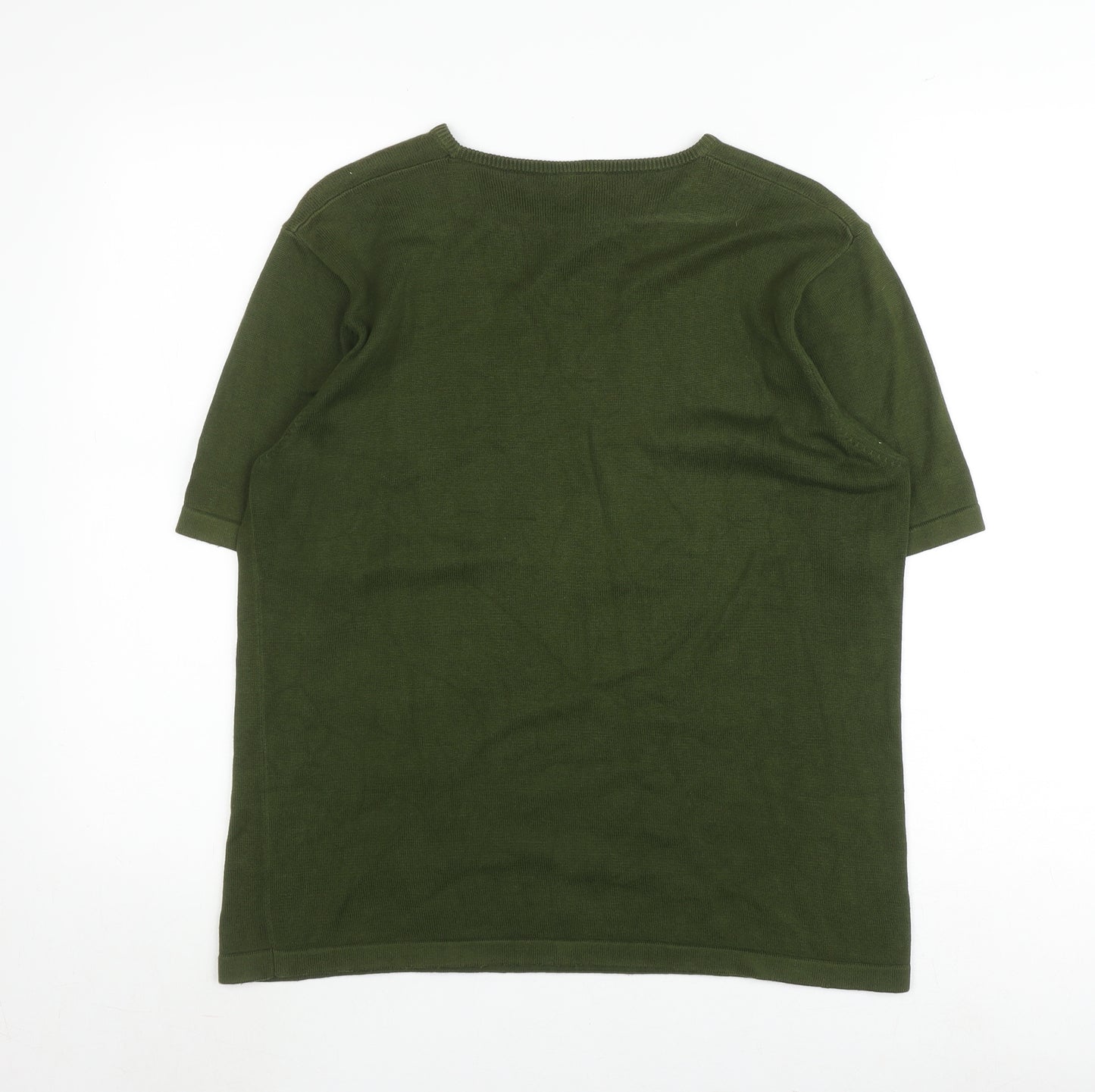 Alexon Women's Green Embroidered Jumper Medium