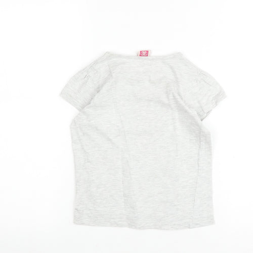 Saltrock Girls Grey Graphic Print T-Shirt 5-6 Years