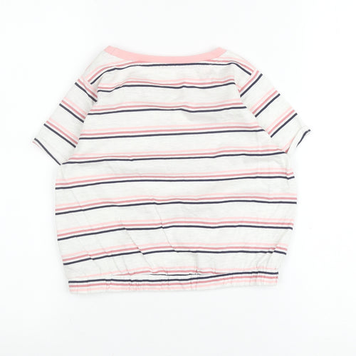 SoulCal & Co Girls' Pink Striped T-Shirt 11-12 Years