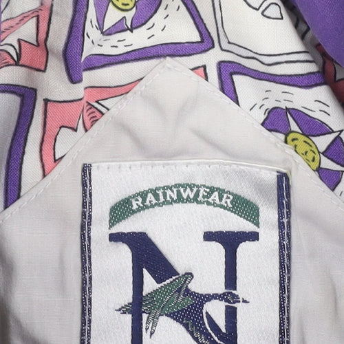 Nuage Women's White Rain Coat Jacket Size 12