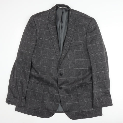 Burton Menswear Grey Check Blazer 46XL Men's Jacket