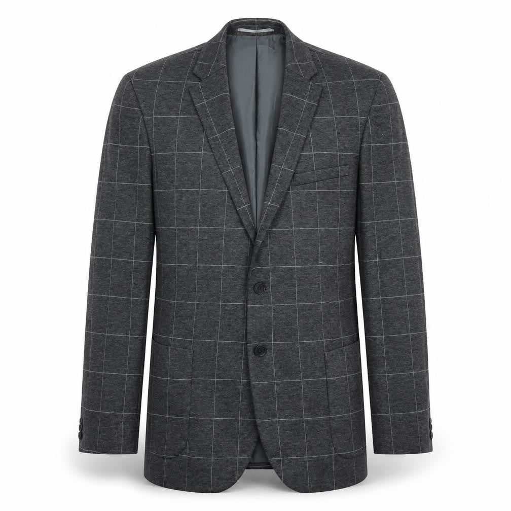 Burton Menswear Grey Check Blazer 46XL Men's Jacket