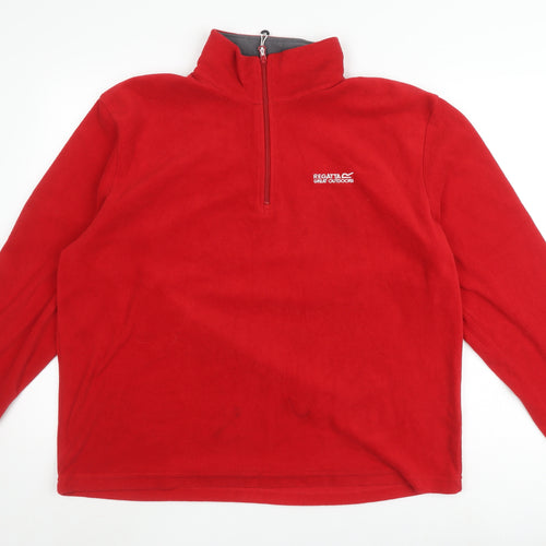 Regatta Men's Red Fleece XL Pullover Sweatshirt