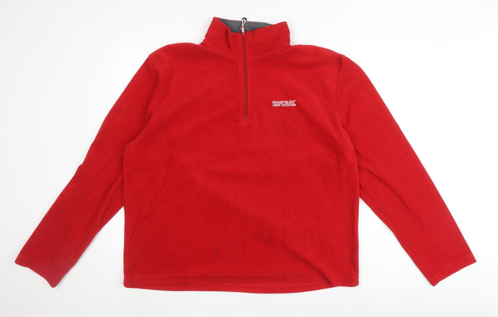 Regatta Men's Red Fleece XL Pullover Sweatshirt
