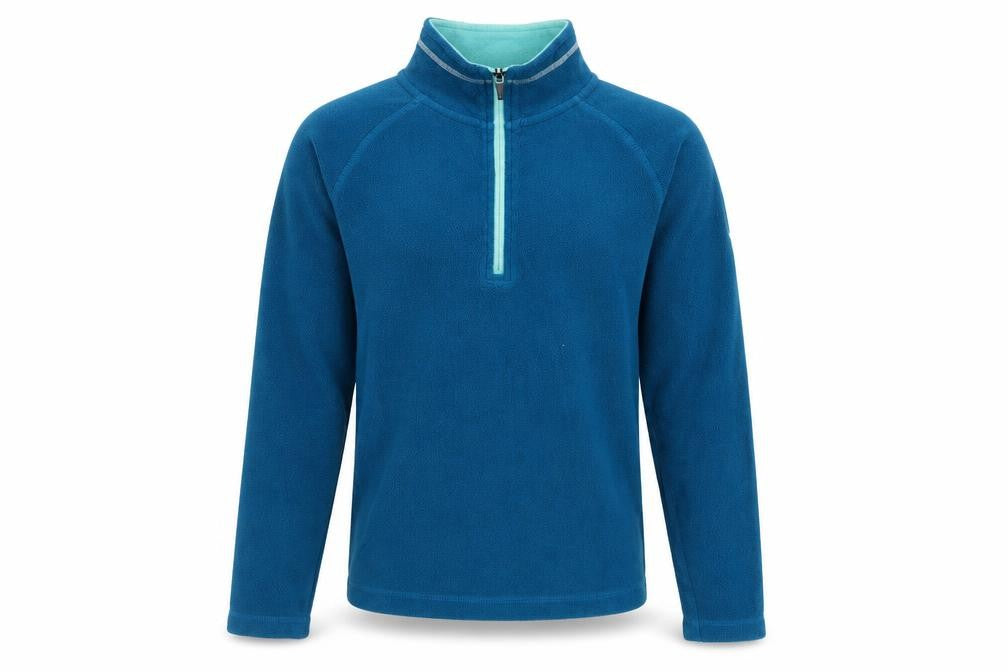 Front view of Trespass Men's Blue Fleece Pullover XS