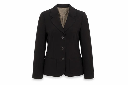 Front view of Oasis Women's Black Suit Jacket, size 12, Business Wear
