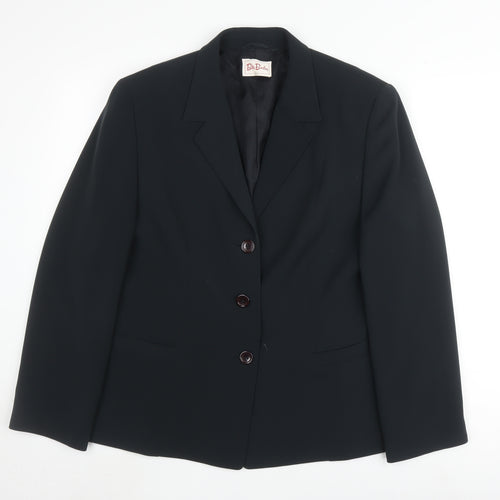 Betty Barclay Women's Black Blazer, Size 18, Lined, Workwear