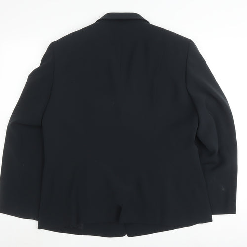 Betty Barclay Women's Black Blazer, Size 18, Lined, Workwear