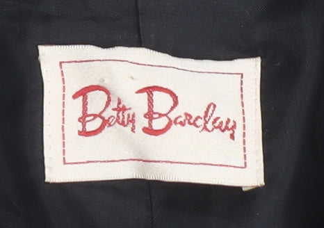 Betty Barclay Women's Black Blazer, Size 18, Lined, Workwear