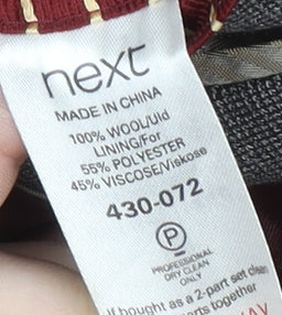 Next Men's Grey Wool Blazer Jacket 40R