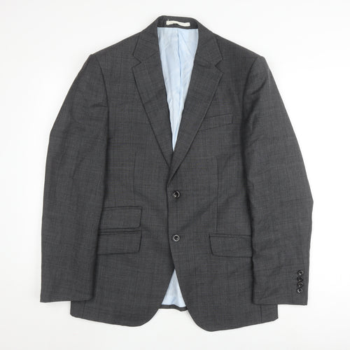 Marks and Spencer Men's Grey Wool Blazer 38 Short