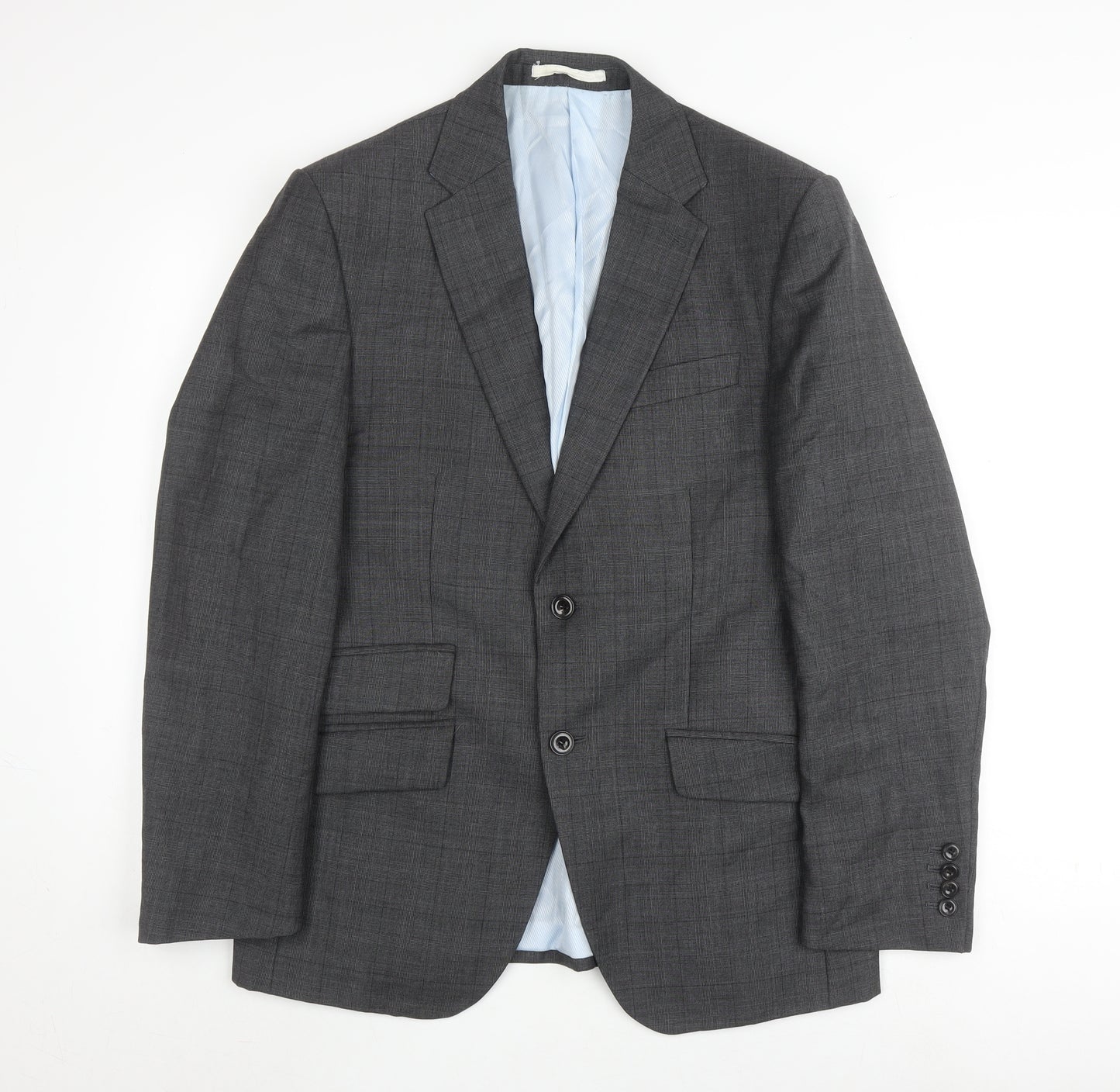 Marks and Spencer Men's Grey Wool Blazer 38 Short