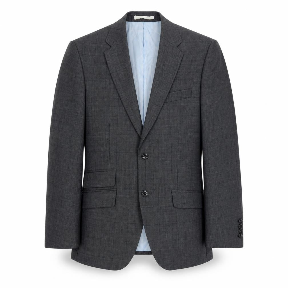 Front view of Marks & Spencer Men's Grey Wool Blazer 38 Short
