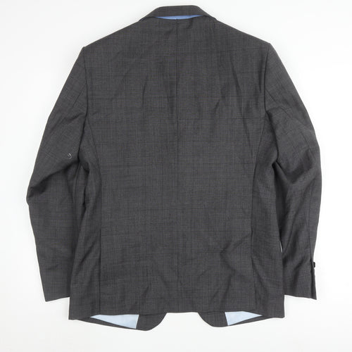 Marks and Spencer Men's Grey Wool Blazer 38 Short