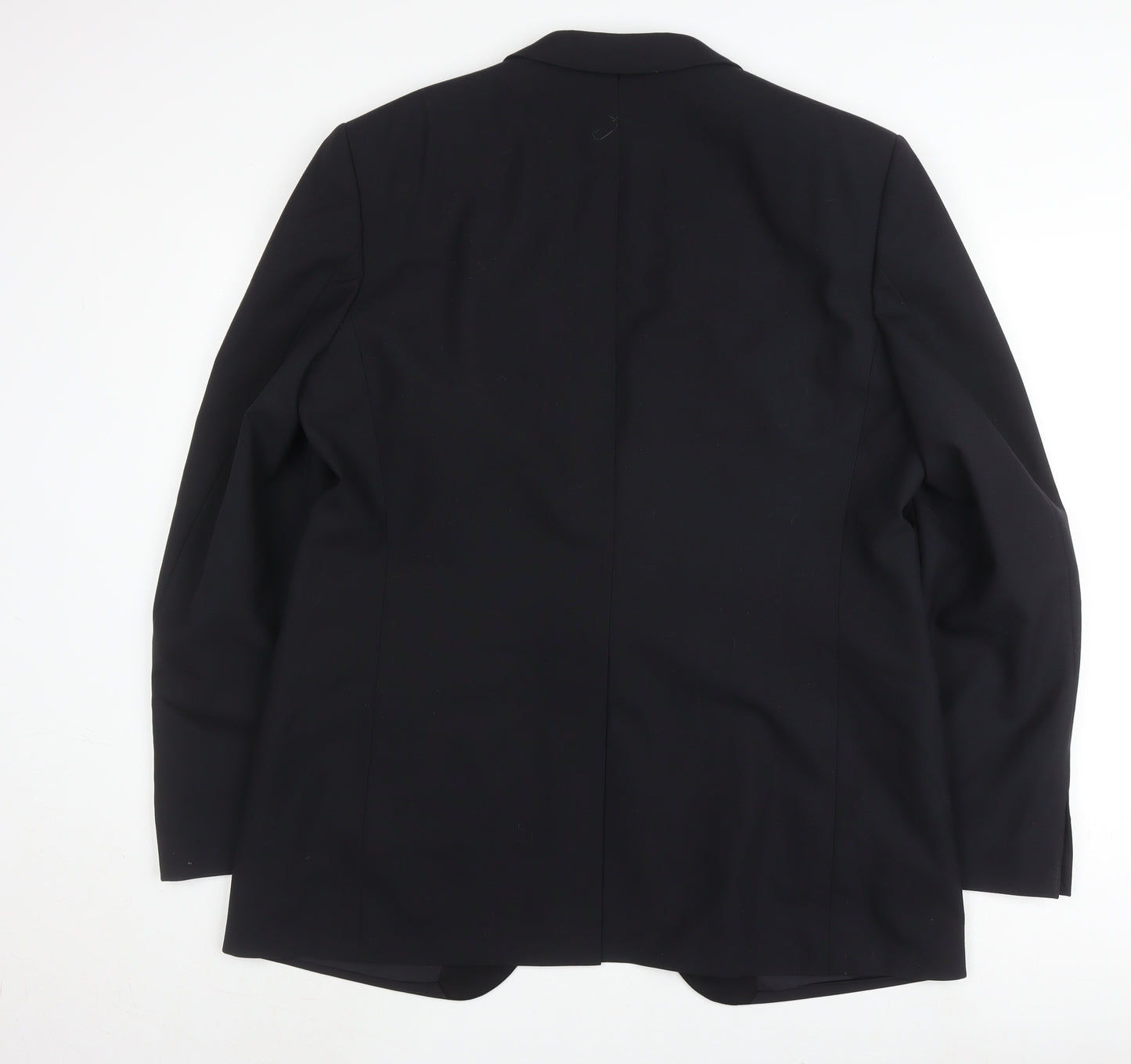 Diolen Men's Black Blazer UK 46 Single-Breasted Formal