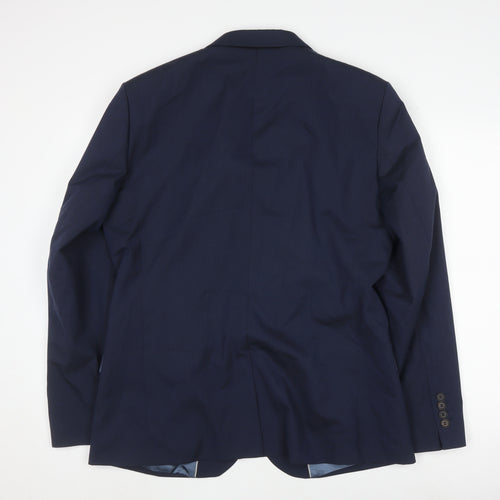 River Island Men's Blue Blazer 42 Regular