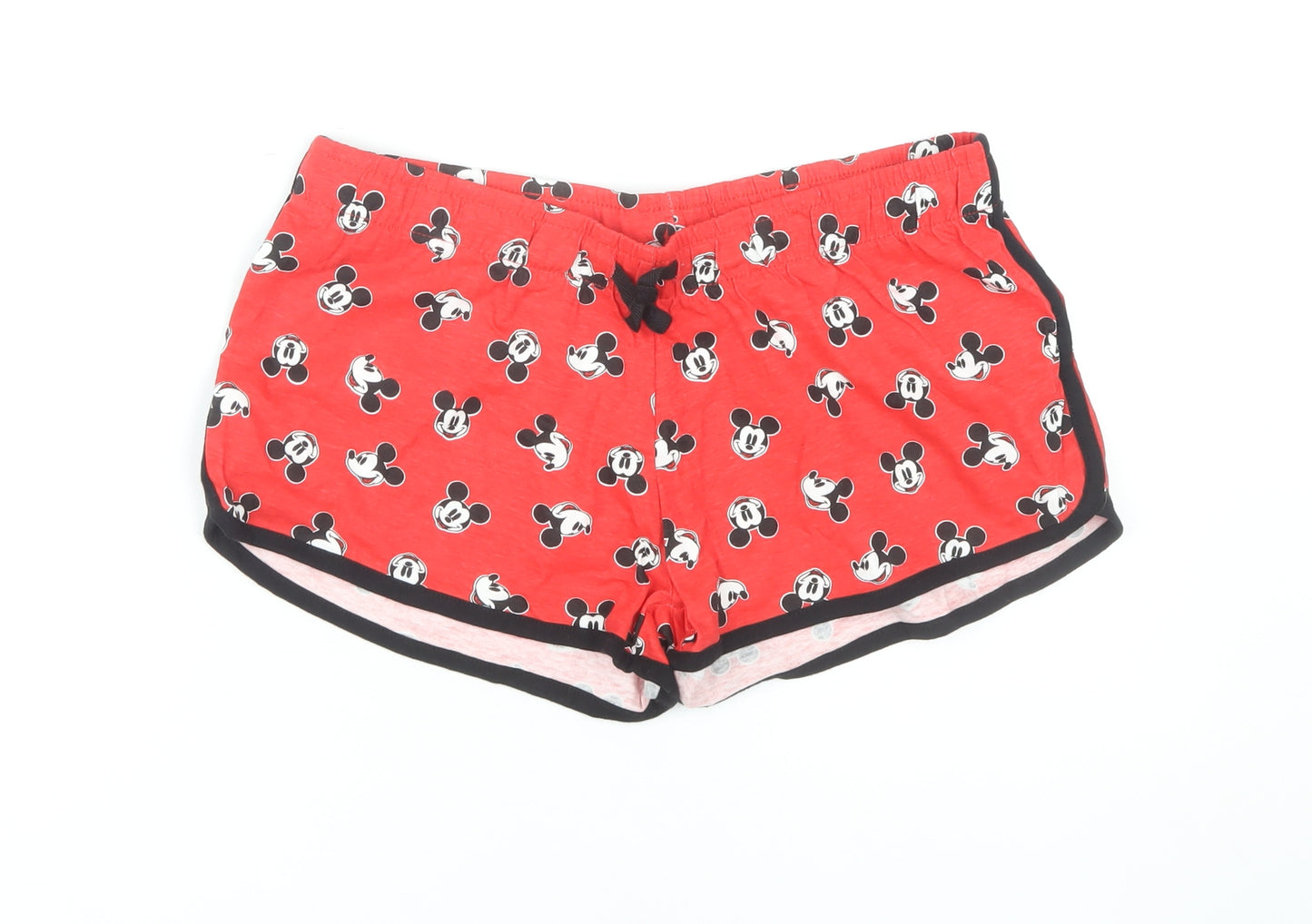 Disney Women’s Red Cartoon Shorts, Size S