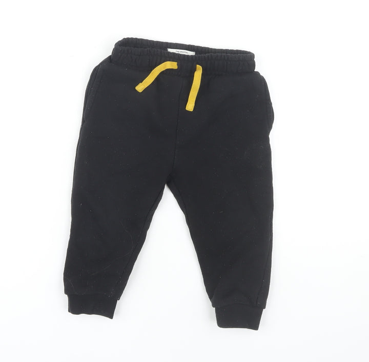 Ben Sherman Boys Black Jogger Trousers 2 Years Casual