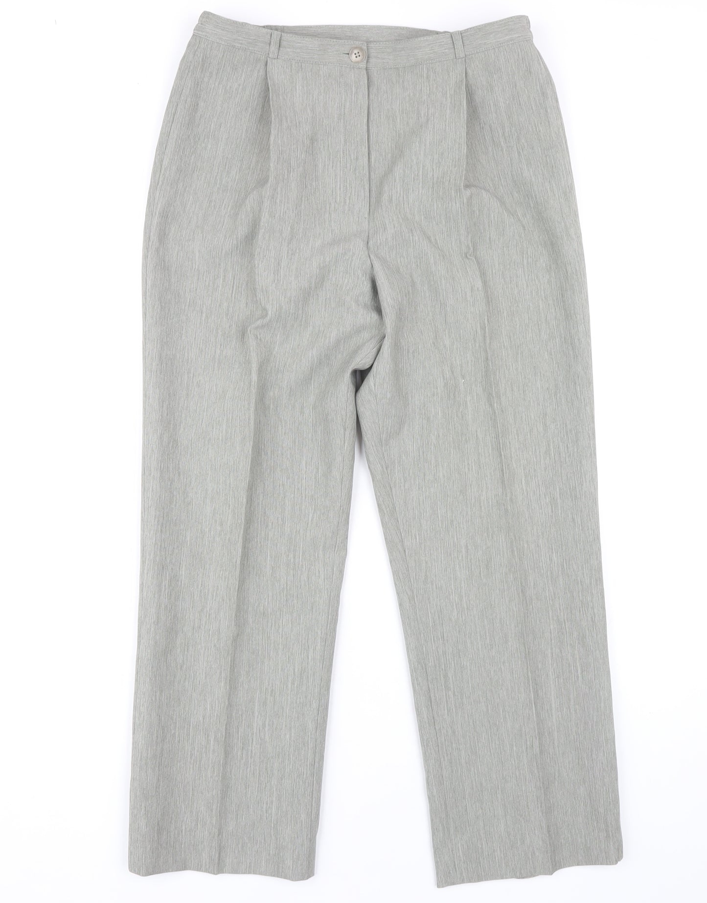 Debenhams Women's Grey Dress Pants, Size 12, Classic Fit