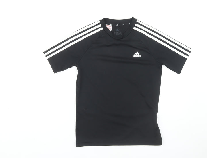 Adidas Boys Black T-Shirt 11-12 Years Gym & Training Pullover