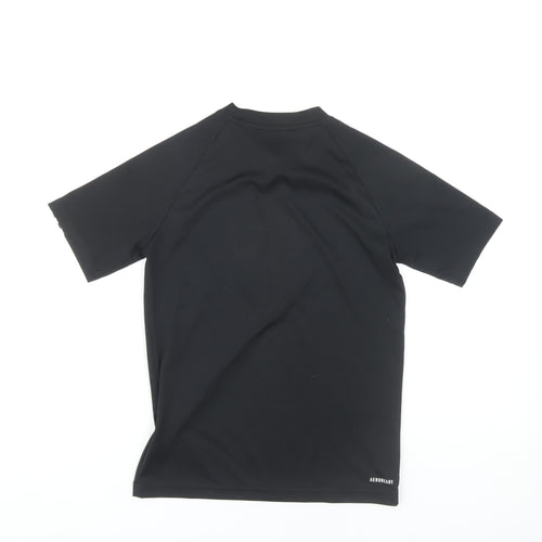 Adidas Boys Black T-Shirt 11-12 Years Gym & Training Pullover