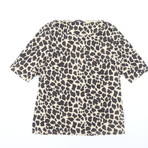 Marks and Spencer Women's Animal Print T-Shirt, Size 14
