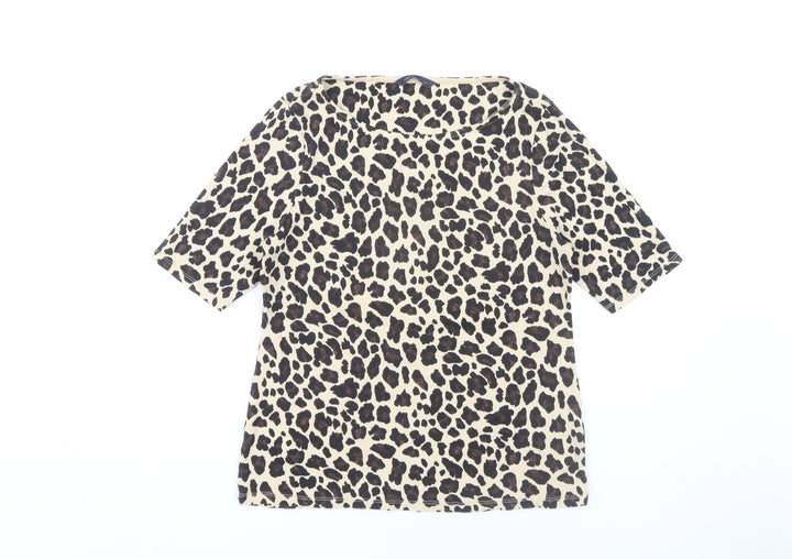 Marks and Spencer Women's Animal Print T-Shirt, Size 14