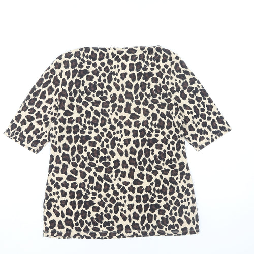Marks and Spencer Women's Animal Print T-Shirt, Size 14
