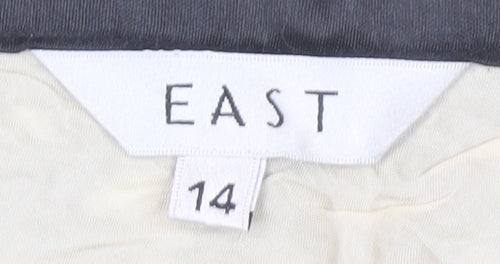 East Women's Black Lace A-Line Skirt Size 14