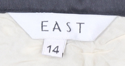 East Women's Black Lace A-Line Skirt Size 14