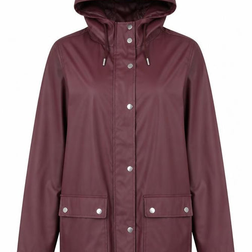 Dorothy Perkins Women's Red Hooded Rain Coat UK 12