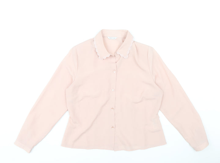 Eastex Women's Pink Blouse Size 12, Long Sleeve