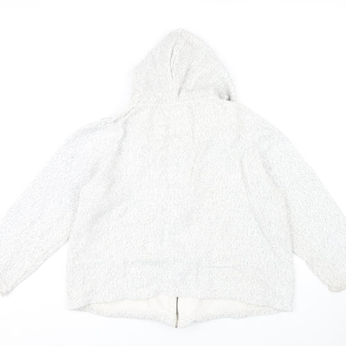 FatFace Women's Ivory Full Zip Hoodie Size 14