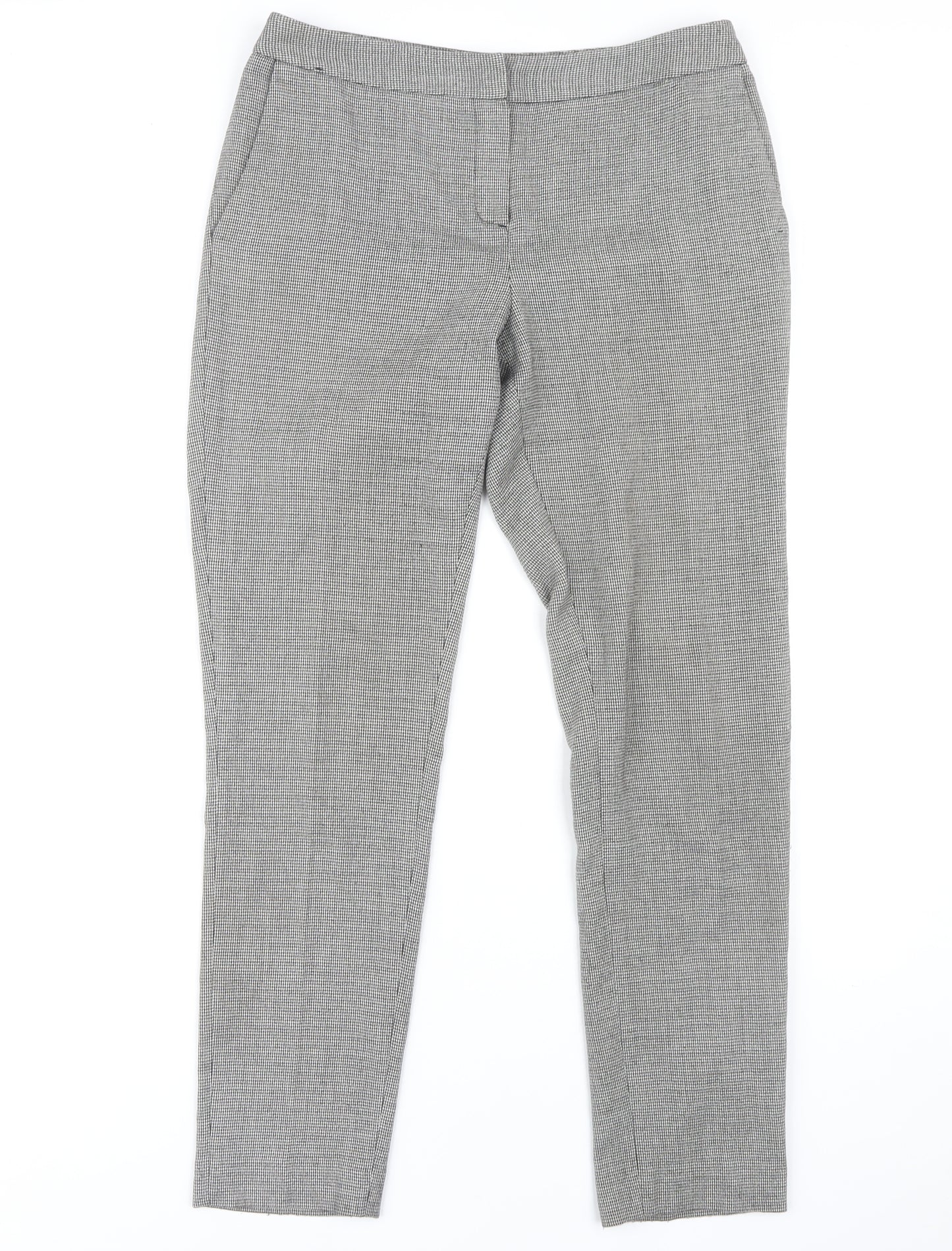Next Women’s Grey Skinny Trousers UK 8, Polyester Blend