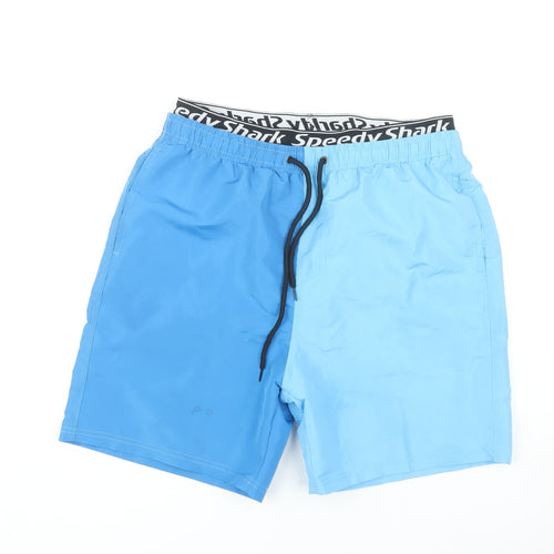 Speedy Shark Men's Blue Swim Shorts 2XL