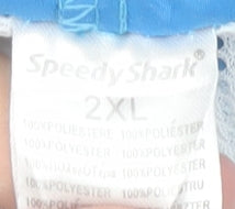 Speedy Shark Men's Blue Swim Shorts 2XL
