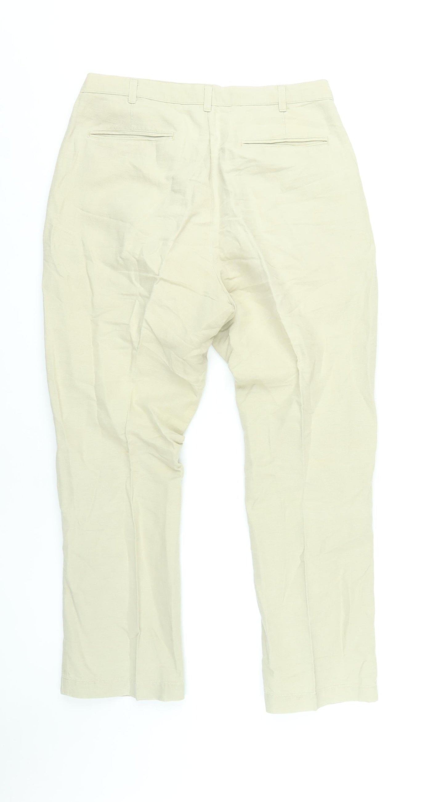 Marks and Spencer Beige Chino Trousers 34R Men's