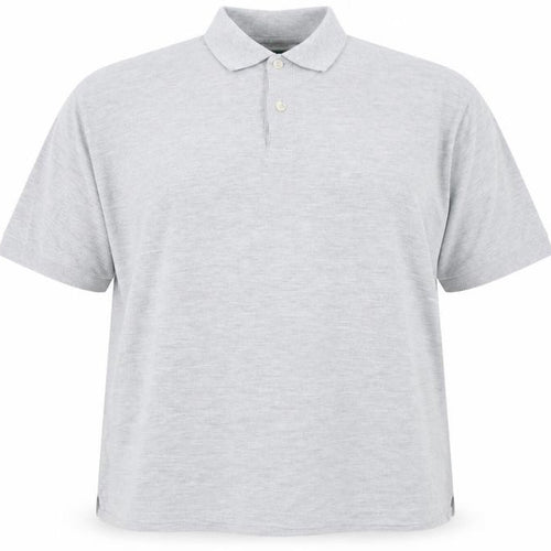 Hawkshead Sports Men's Grey XL Short Sleeve Polo