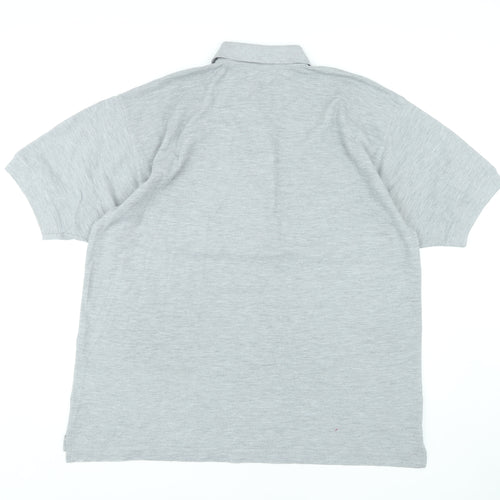 Hawkshead Sports Men's Grey XL Short Sleeve Polo