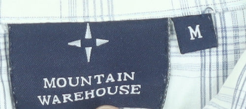 Mountain Warehouse Men's M Check Shirt Short Sleeve
