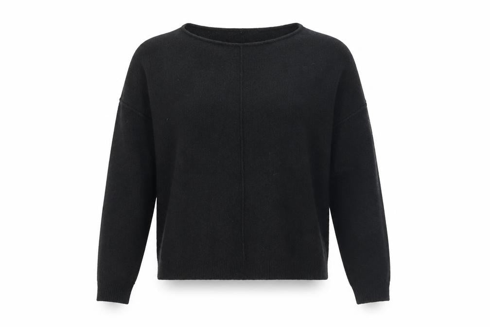 Hush Women's Black Boat Neck Jumper Size 2XS/XS