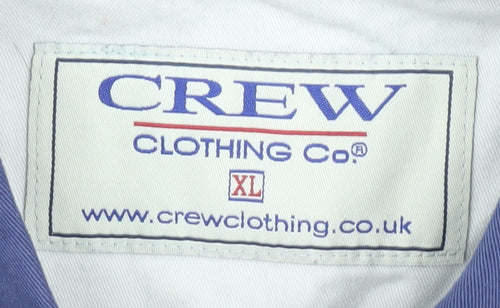 Crew Clothing Co. Men's Blue Long Sleeve Shirt XL