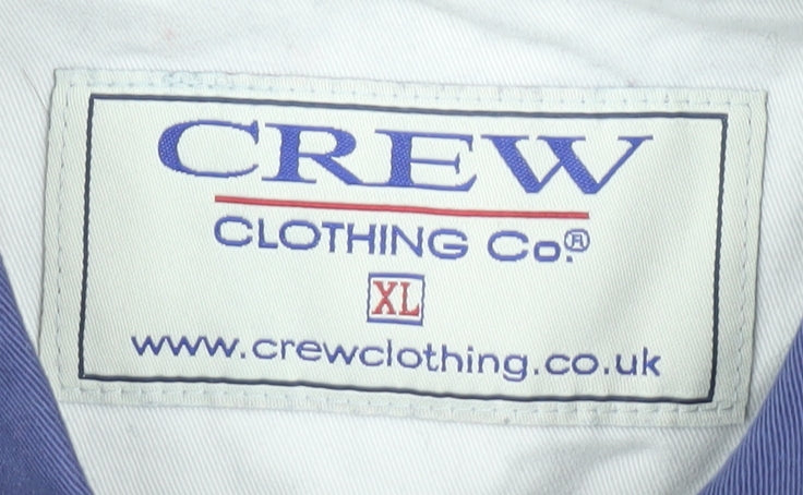 Crew Clothing Co. Men's Blue Long Sleeve Shirt XL