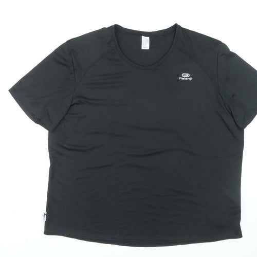 Kalenji Men's Black 3XL Athletic T-Shirt