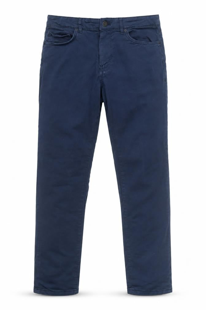 Front view of Zara Men's Blue Skinny Trousers -, size 30