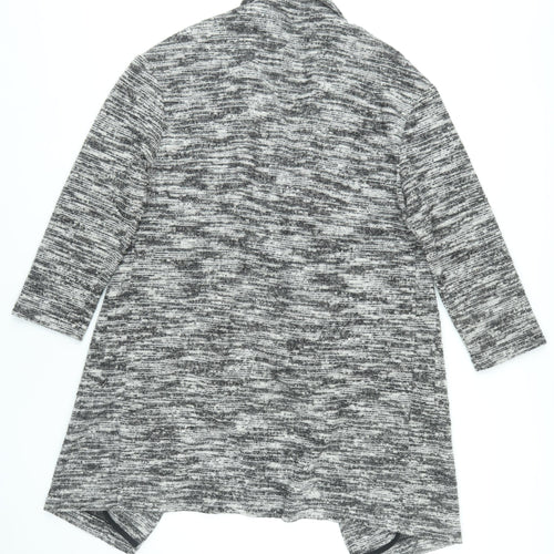 Marks and Spencer Grey Women's Mid-Length Open Cardigan
