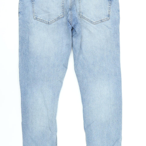 George Men's Slim Blue Jeans, 34 Waist, Light Wash