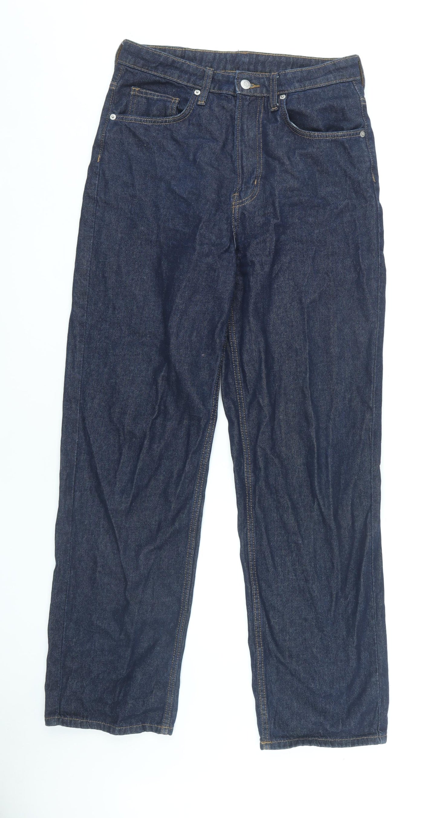 H&M Women's Blue Straight Jeans Size 12