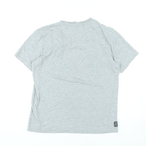 Tokyo Laundry Men's Grey V-Neck T-Shirt M